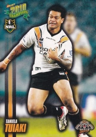 2010 NRL Champions Common Card - Base 189 Taniela Tuiaki Wests Tigers