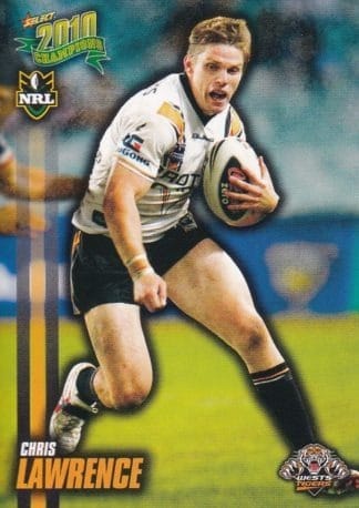 2010 NRL Champions Common Card - Base 192 Chris Lawrence Wests Tigers