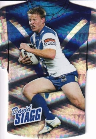 2010 NRL Champions Parallel Holofoil Jersey - JDC027 David Stagg Canterbury Bulldogs