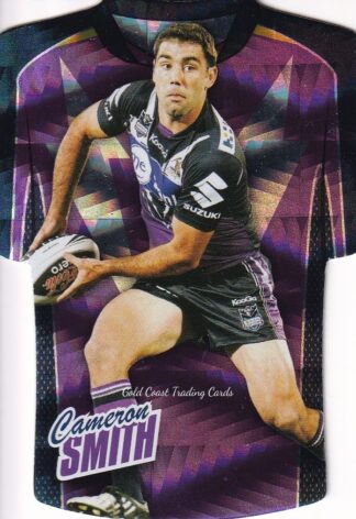 2010 NRL Champions Parallel Holofoil Jersey - JDC076 Cameron Smith Melbourne Storm