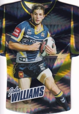 2010 NRL Champions Parallel Holofoil Jersey - JDC103 John Williams North Queensland Cowboys