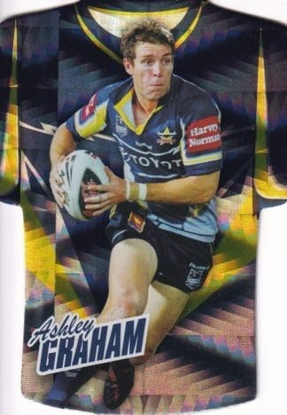 2010 NRL Champions Parallel Holofoil Jersey - JDC104 Ashley Graham North Queensland Cowboys
