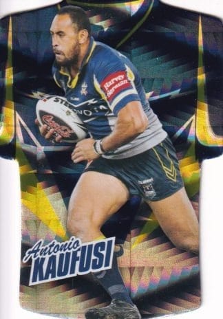 2010 NRL Champions Parallel Holofoil Jersey - JDC106 Antonio Kaufusi North Queensland Cowboys