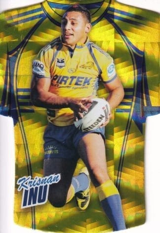 2010 NRL Champions Parallel Holofoil Jersey - JDC117 Krisnan Inu Parramatta Eels
