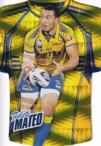 2010 NRL Champions Parallel Holofoil Jersey - JDC119 Feleti Mateo Parramatta Eels