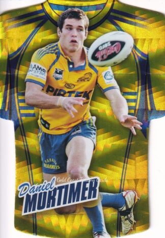 2010 NRL Champions Parallel Holofoil Jersey - JDC121 Daniel Mortimer Parramatta Eels