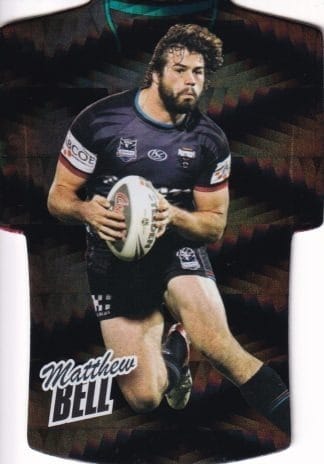 2010 NRL Champions Parallel Holofoil Jersey - JDC125 Matthew Bell Penrith Panthers