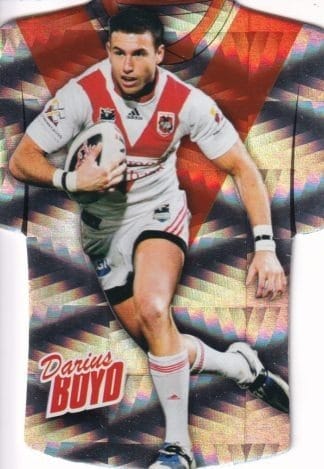 2010 NRL Champions Parallel Holofoil Jersey - JDC137 Darius Boyd St George Dragons