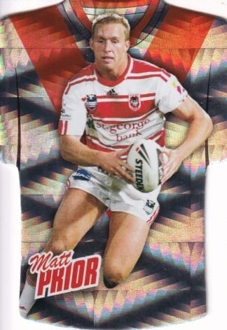 2010 NRL Champions Parallel Holofoil Jersey - JDC141 Matt Prior St George Dragons