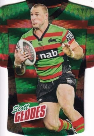 2010 NRL Champions Parallel Holofoil Jersey - JDC151 Scott Geddes South Sydney Rabbitohs