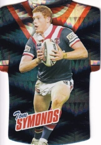 2010 NRL Champions Parallel Holofoil Jersey - JDC162 Tom Symonds Sydney Roosters