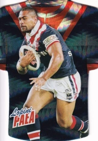 2010 NRL Champions Parallel Holofoil Jersey - JDC168 Lopini Paea Sydney Roosters