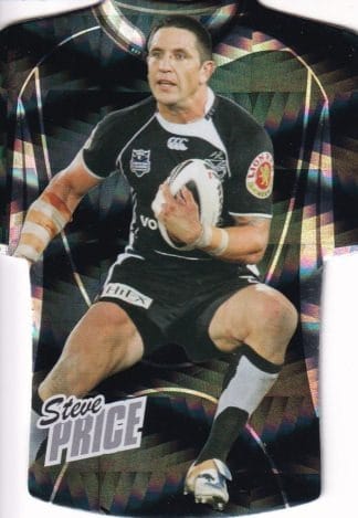 2010 NRL Champions Parallel Holofoil Jersey - JDC172 Steve Price New Zealand Warriors