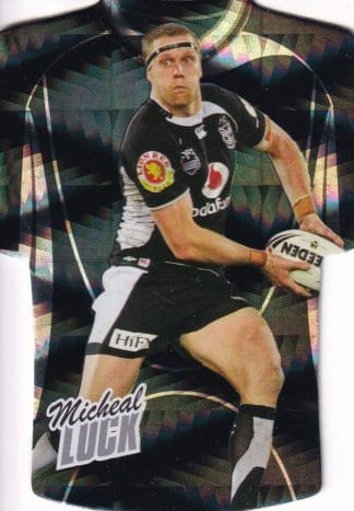 2010 NRL Champions Parallel Holofoil Jersey - JDC176 Michael Luck New Zealand Warriors