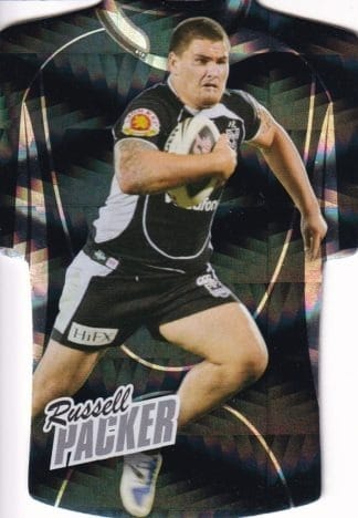 2010 NRL Champions Parallel Holofoil Jersey - JDC179 Russell Packer New Zealand Warriors