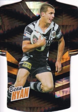 2010 NRL Champions Parallel Holofoil Jersey - JDC185 Beau Ryan Wests Tigers