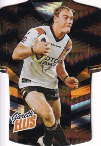2010 NRL Champions Parallel Holofoil Jersey - JDC186 Gareth Ellis Wests Tigers