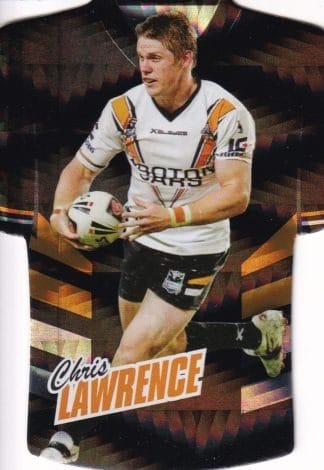 2010 NRL Champions Parallel Holofoil Jersey - JDC192 Chris Lawrence Wests Tigers