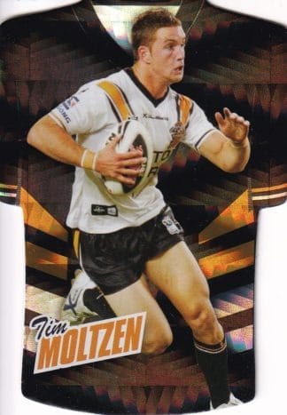 2010 NRL Champions Parallel Holofoil Jersey - JDC194 Tim Moltzen Wests Tigers