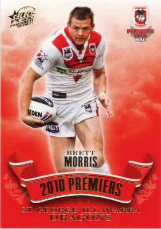 2010 NRL Premiers Set - PC03 Brett Morris St George Dragons