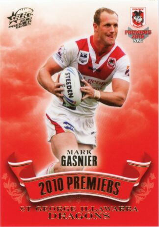 2010 NRL Premiers Set - PC04 Mark Gasnier St George Dragons