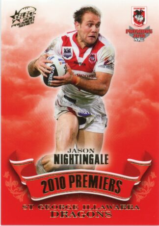 2010 NRL Premiers Set - PC06 Jason Nightingale St George Dragons