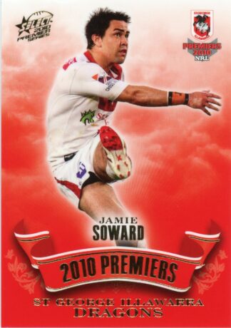 2010 NRL Premiers Set - PC07 Jamie Soward St George Dragons