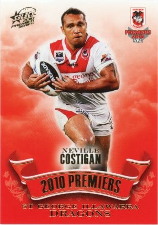 2010 NRL Premiers Set - PC09 Neville Costigan St George Dragons