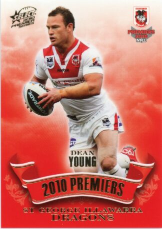 2010 NRL Premiers Set - PC10 Dean Young St George Dragons