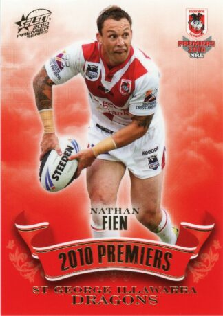 2010 NRL Premiers Set - PC15 Nathan Fien St George Dragons