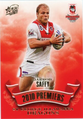 2010 NRL Premiers Set - PC18 Jarrod Saffy St George Dragons