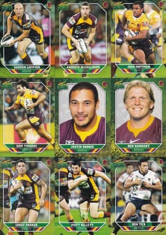 2011 NRL Champions Base Team Set - Brisbane Broncos
