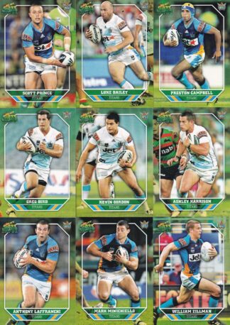 2011 NRL Champions Base Team Set - Gold Coast Titans