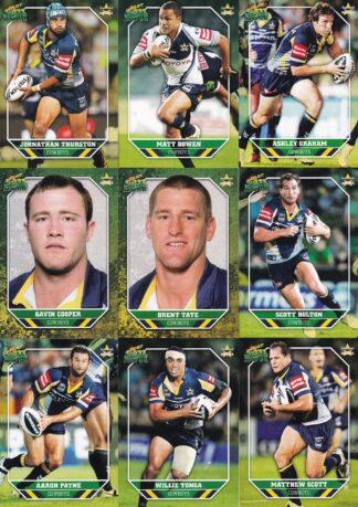 2011 NRL Champions Base Team Set - North QLD Cowboys