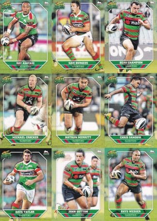 2011 NRL Champions Base Team Set - South Sydney Rabbitohs