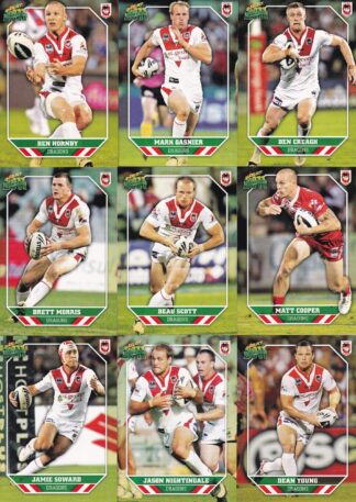 2011 NRL Champions Base Team Set - St George Dragons