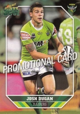 2011 NRL Champions Promotional Card - Base 033 Josh Dugan Canberra Raiders