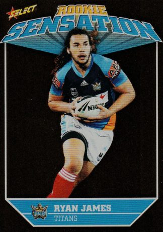 2011 NRL Champions Rookie Sensation - RS06 Ryan James Gold Coast Titans
