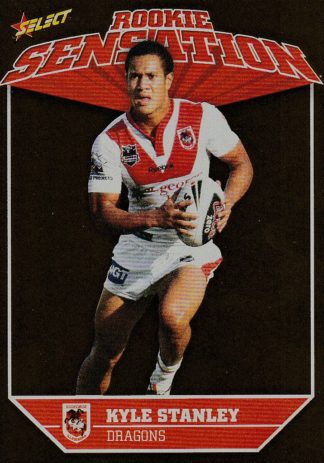 2011 NRL Champions Rookie Sensation - RS11 Kyle Stanley St George Dragons