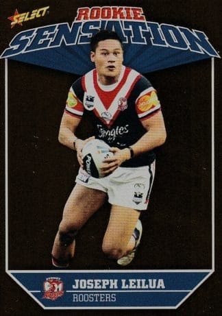 2011 NRL Champions Rookie Sensation - RS14 Joseph Leilua Sydney Roosters