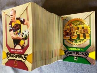 2011 NRL Champions Silver Parallel - Full Set 196 Cards