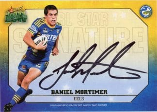 2011 NRL Champions Star Signature - SS3 Daniel Mortimer Parramatta Eels