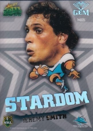 2011 NRL Champions Stardom Gem - MG05 Jeremy Smith Cronulla Sharks