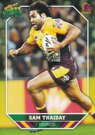 2011 NRL Champions Common Card - Base 008 Sam Thaiday Brisbane Broncos