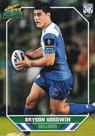 2011 NRL Champions Common Card - Base 019 Bryson Goodwin Canterbury Bulldogs