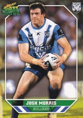 2011 NRL Champions Common Card - Base 025 Josh Morris Canterbury Bulldogs