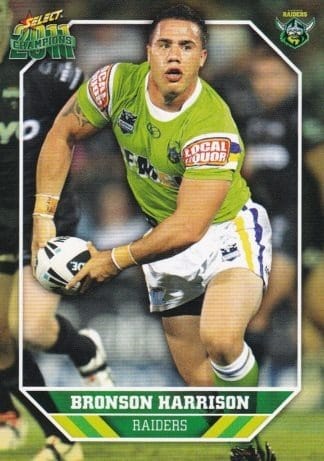 2011 NRL Champions Common Card - Base 031 Bronson Harrison Canberra Raiders