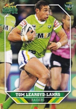 2011 NRL Champions Common Card - Base 032 Tom Learoyd-Lahrs Canberra Raiders