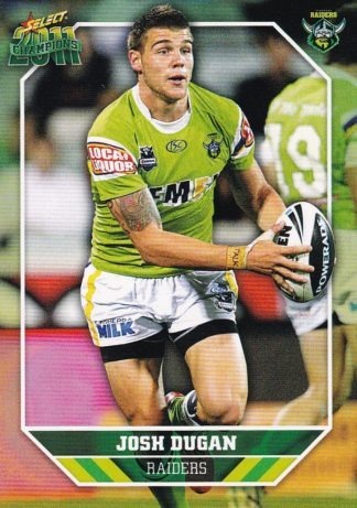 2011 NRL Champions Common Card - Base 033 Josh Dugan Canberra Raiders