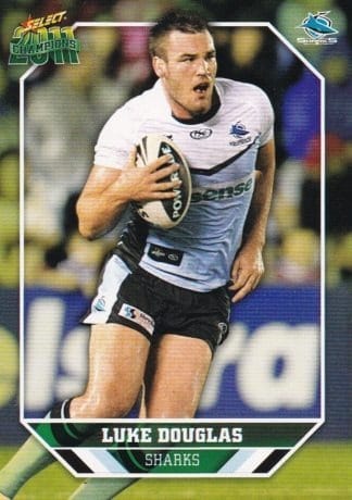 2011 NRL Champions Common Card - Base 045 Luke Douglas Cronulla Sharks